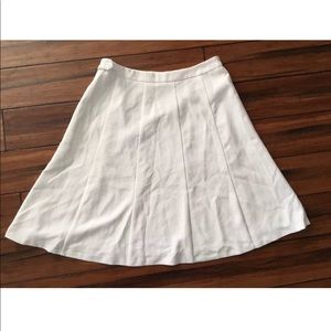 The Limited ivory circle skirt